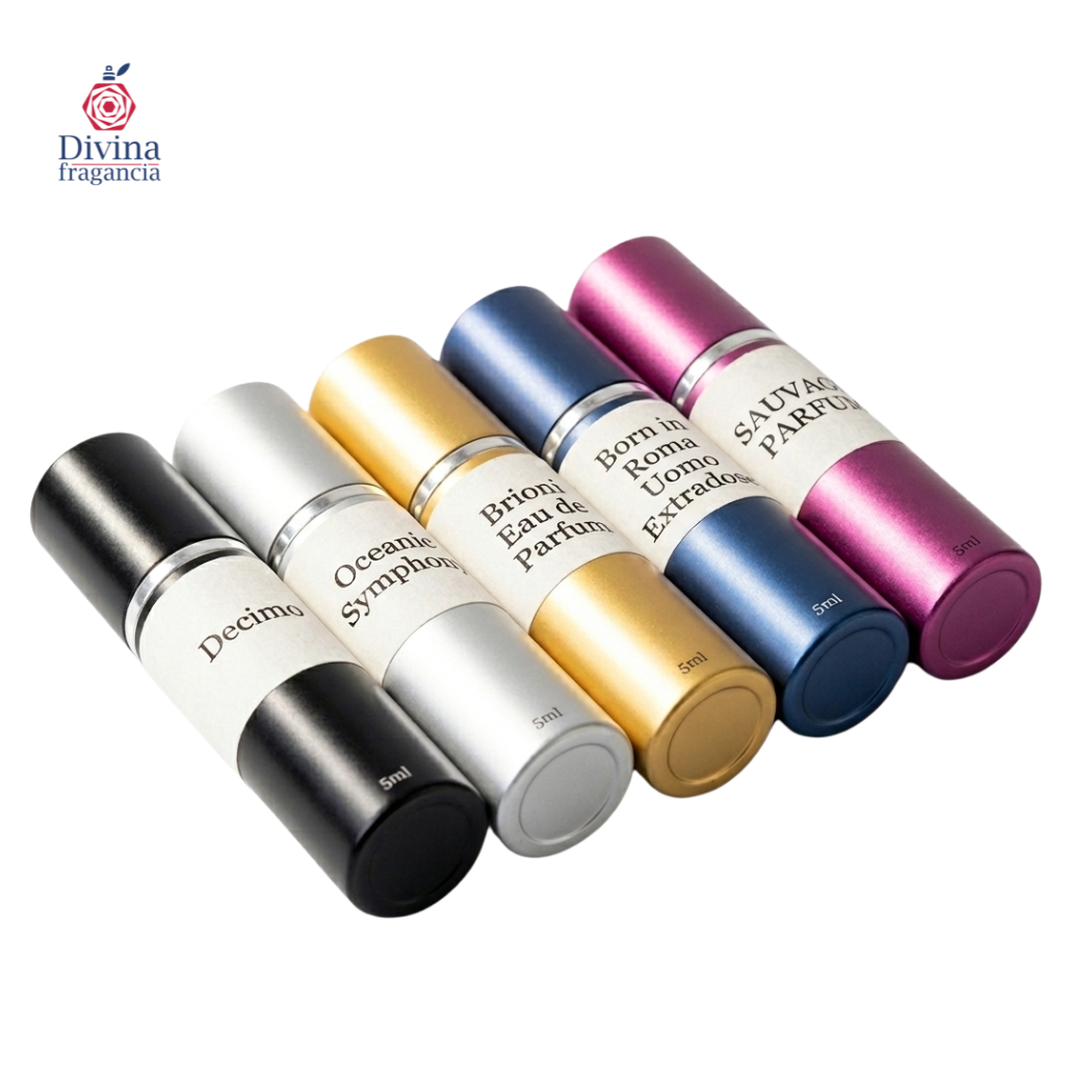 Carácter & Frescura | 5 Decants Exclusivos + Envío Gratis
