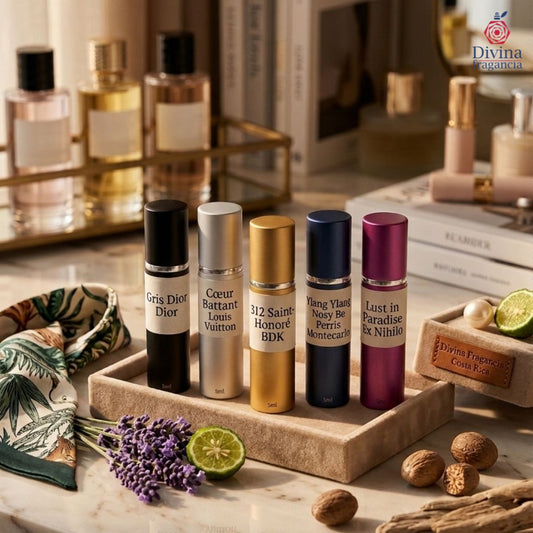 Discovery Set: Elegante y Sofisticada | 5 Decants Exclusivos + Envío Gratis