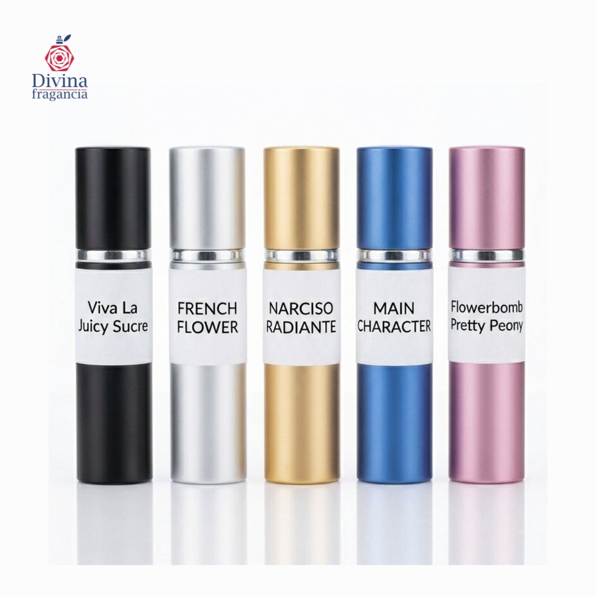 Dulce Sofisticación | 5 Decants Exclusivos + Envío Gratis