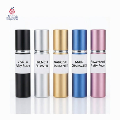 Dulce Sofisticación | 5 Decants Exclusivos + Envío Gratis
