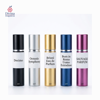 Carácter & Frescura | 5 Decants Exclusivos + Envío Gratis