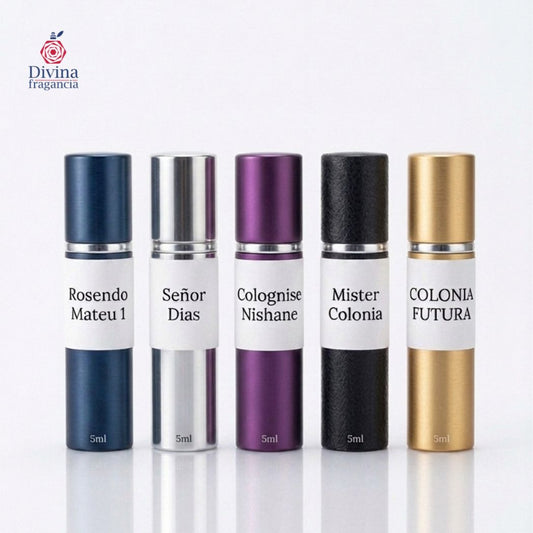 La Esencia de la Colonia | 5 Decants de Lujo + Envío Gratis