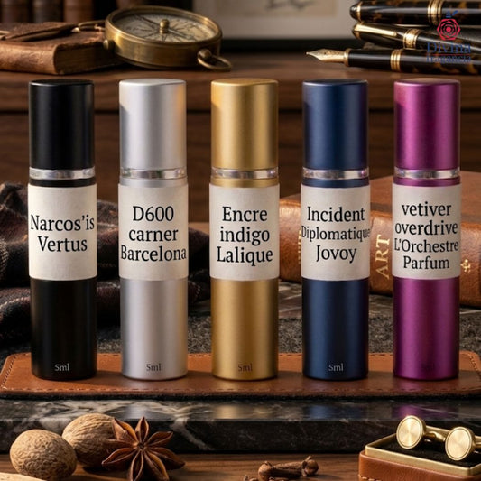 Discovery Set: Maestro del Vetiver | 5 Decants de Lujo + Envío Gratis